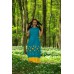 Embroidered dress "Yellow Poppies"